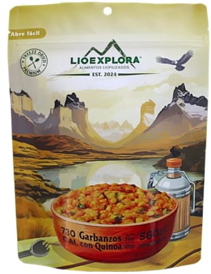 ALIMENTO GARBANZOS CON QUINOA LIOFILIZADO - 560GR HIDRATADOS
