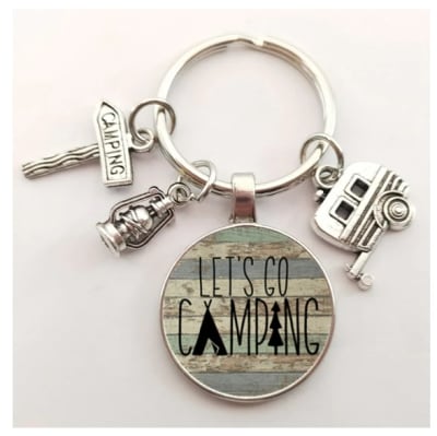 LLAVERO LET'S GO CAMPING VINTAGE AXS