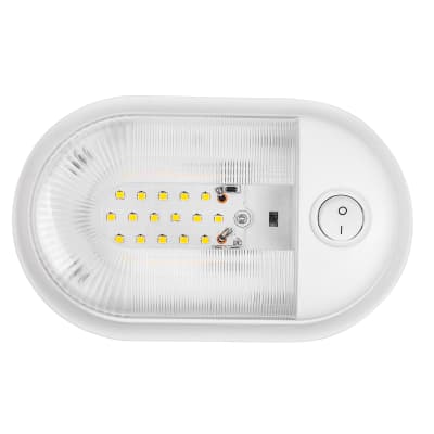 LUZ FOCO LED SIMPLE 12-24V C/INTERRUPTOR LUZ BLANCA 3,5W 280LM