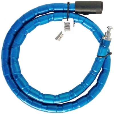 CANDADO CABLE DE ACERO 85CM SEGURO RUEDA DE REPUESTO