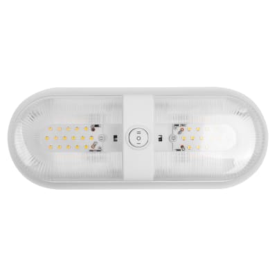 LUZ FOCO LED DOBLE 12-24V C/INTERRUPTOR LUZ BLANCA 6,7W 560LM