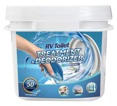 PACK 50 SACHETS P/TRATAMIENTO DE TANQUE AGUAS NEGRAS HASTA 150LTS.
