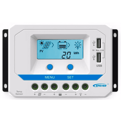 CONTROLADOR DE CARGA SOLAR 30A 12/24VOLTS PWM