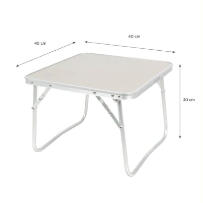MESA PLEGABLE LINTY ALUMINIO (MINI-TABLE) 40CM X 30CM - DOITE4