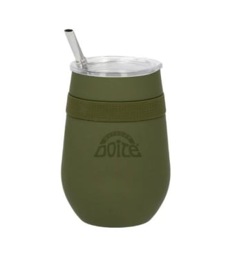 MUG JARRO PARA HIERVAS CUCAO 360ML OLIVE - DOITE1