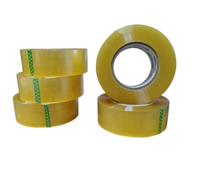 PACK 5 CINTAS DE EMBALAJE TRANSPARENTE 250MT X 4,8CM1