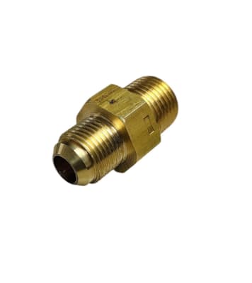 NIPLE DE BRONCE 3/4 NF HE / 1/2 NPT HE PARA GAS CASA RODANTE Y CAMPER - ADAPTADOR1