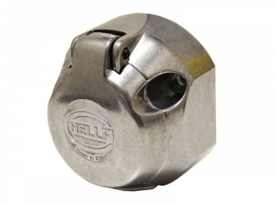 ENCHUFE HEMBRA EUROPEO DIN 7 PINES  ALUMINIO (LADO VEHÍCULO)