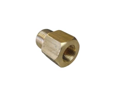 NIPLE DE BRONCE 5/8 NF HI x 1/2 NPT HE PARA COCINA GAS CASA RODANTE - ADAPTADOR