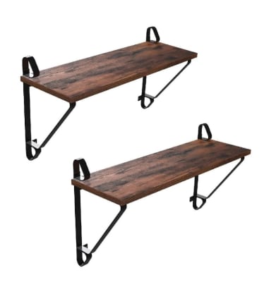 SET 2 REPISAS ESTILO RUSTICO - UBA011