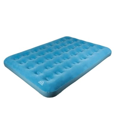 COLCHON INFLABLE ALICANTE DOBLE CELESTE
