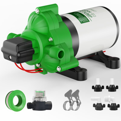 BOMBA DE AGUA 12V CON PRESOSTATO 45PSI / 13,2LPM - RVGUARD