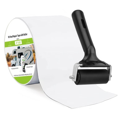 CINTA ADHESIVA BLANCA 15CM X 15MT PARA REPARAR TECHOS DE CASA RODANTE1