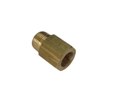 NIPLE DE BRONCE 3/8 NPT HI x 1/2 NPT HE PARA GAS CASA RODANTE Y CAMPER