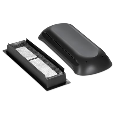 CUBIERTA NEGRA PARA VENTILACION DE REFRIG EN TECHO / TAPA  Y BASE DOMETIC