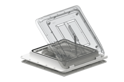 CLARABOYA TRANSPARENTE VENT 40X40 CRYSTAL - FIAMMA1