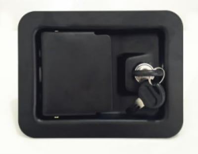 CHAPA PUERTA ACCESO MH 14CM X 11CM, 2 LLAVES MCAR1