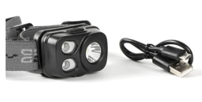 LINTERNA FRONTAL RUNNER 100LUM RECARGABLE USB D.Gray - DOITE