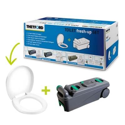 SET ESTANQUE + TAPA BAÑO WC CASSETTE C500 IZQUIERDO THETFORD
