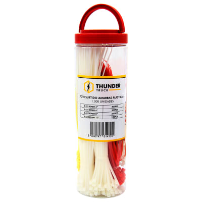 AMARRA CABLES PLASTICAS POTE SURTIDO 1.000UND