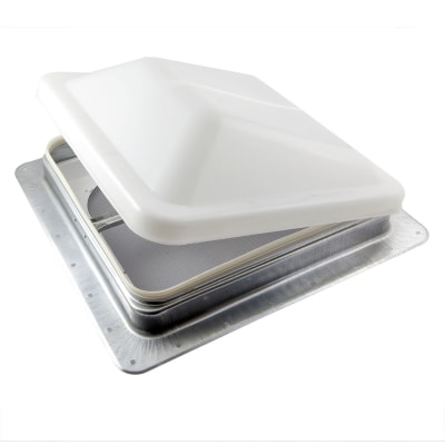 CLARABOYA SIMPLE BLANCA P/VENTILACION 36X36CM