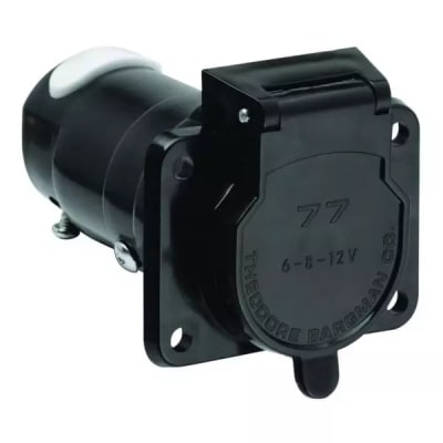 ENCHUFE HEMBRA AMERICANO 7 PINES PLASTICO (LADO VEHICULO)