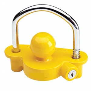 CANDADO BOLA MANO DE ACOPLE UNIVERSAL AMARILLO