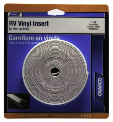 TAPA TORNILLOS INSERTO VINILICO 7,62mts - BLANCO