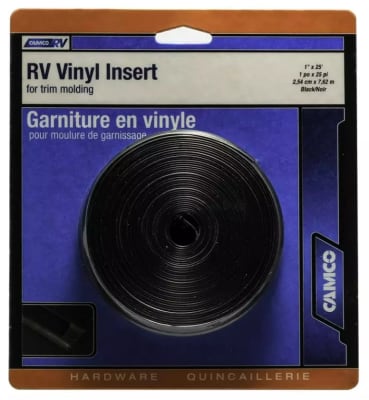 TAPA TORNILLOS INSERTO VINILICO 7,62mt - NEGRO