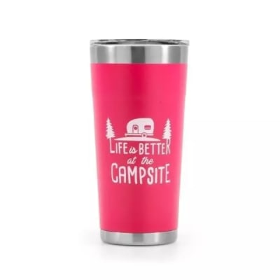 MUG ROSADO CORAL C/TAPA 590cc