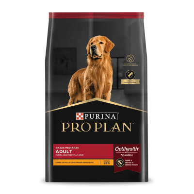 PRO PLAN ADULT COMPLETE RAZAS MEDIANAS POLLO PERRO 15KG
