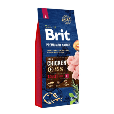BRIT PREMIUM ADULT LARGE POLLO 15KG