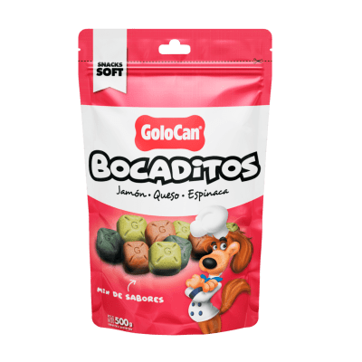 GOLOCAN BOCADITOS FINOS  JAMON QUESO ESPINACA 500GR