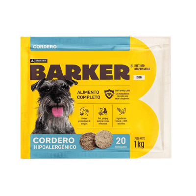 BARKER HAMBURGUESA DE CORDERO 1KG
