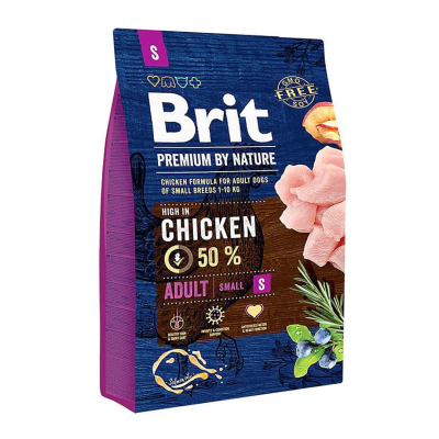BRIT PREMIUM ADULT SMALL POLLO 3KG