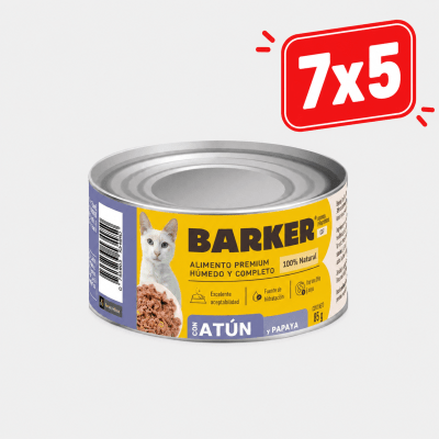 BARKER CAT ATUN Y PAPAYA 85GR