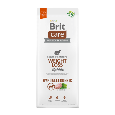 BRIT CARE ADULT WEIGHT LOSS LIGHT CONEJO 12KG