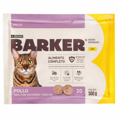BARKER CAT POLLO 500GR