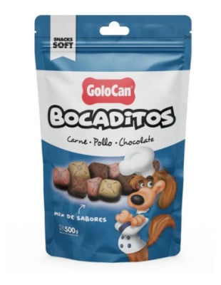 GOLOCAN BOCADITOS CARNE POLLO CHOCOLATE 500GR