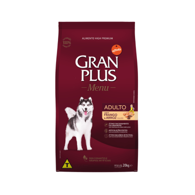 GRAN PLUS PERRO ADULTO POLLO Y ARROZ 20KG