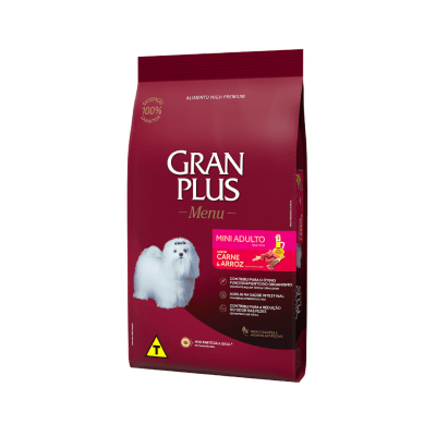 GRAN PLUS MENU PERRO MINI ADULTO CARNE 15KG