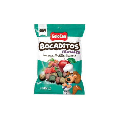 GOLOCAN BOCADITOS FRUTALES MANZANA FRUTILLA DURAZNO 100GR