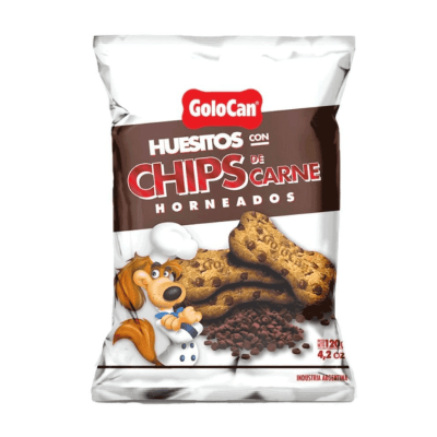 GOLOCAN HUESITOS CON CHIPS DE CARNE 120GR