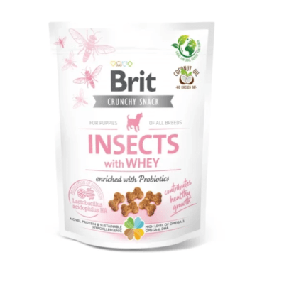 BRIT SNACK INSECTS WHEY 200GR