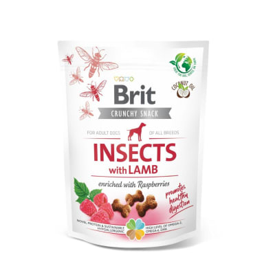 BRIT SNACK INSECTS LAMB 200GR.