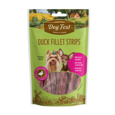 DUCK FILLET STRIPS 55GR