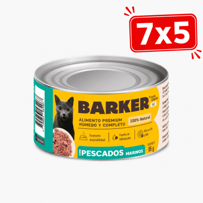 BARKER CAT PESCADOS MARINOS 85GR
