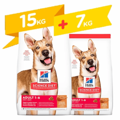 HILLS  ADULTO LAMB & RICE 14.9KG + 7kg