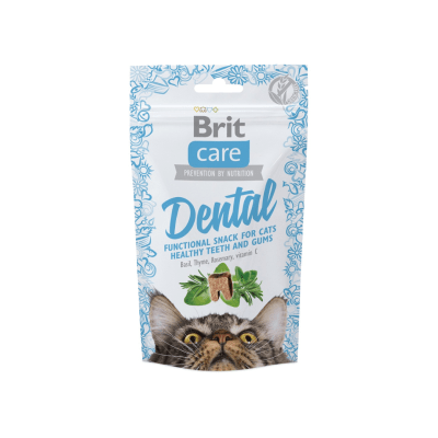 BRIT CARE CAT SNACK DENTAL  50GR