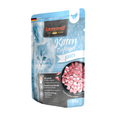 LEONARDO Pouch Cat Kitten Ave 85 g
